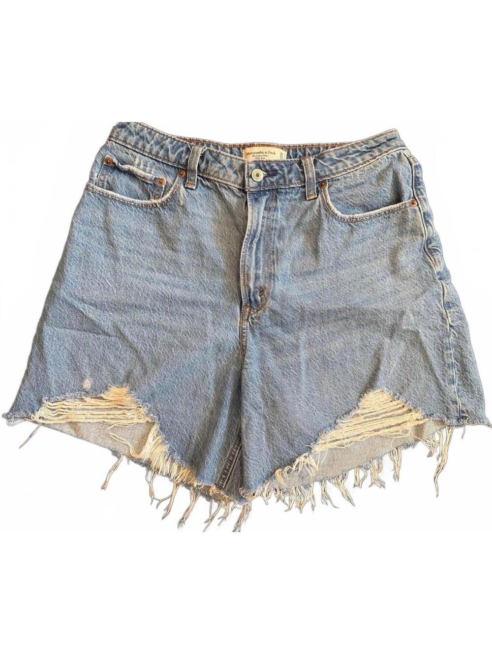 Abercrombie&Fitch | Loose Short High-Rise Blue Jean | Curve Love Size 30/10